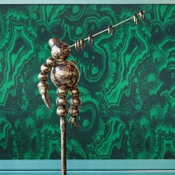 Carta da parati Geode Sezione Malachite