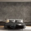 Carta da parati grigia con texture foresta tropicale