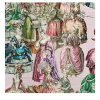 Carta da Parati Rococò Marie Antoinette con Abito d'Epoca