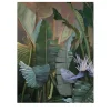 Carta da parati rosa foresta tropicale