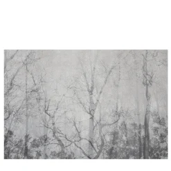 Carta da parati strutturata Foresta grigia