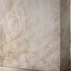 Carta da parati testurizzata Jungle beige