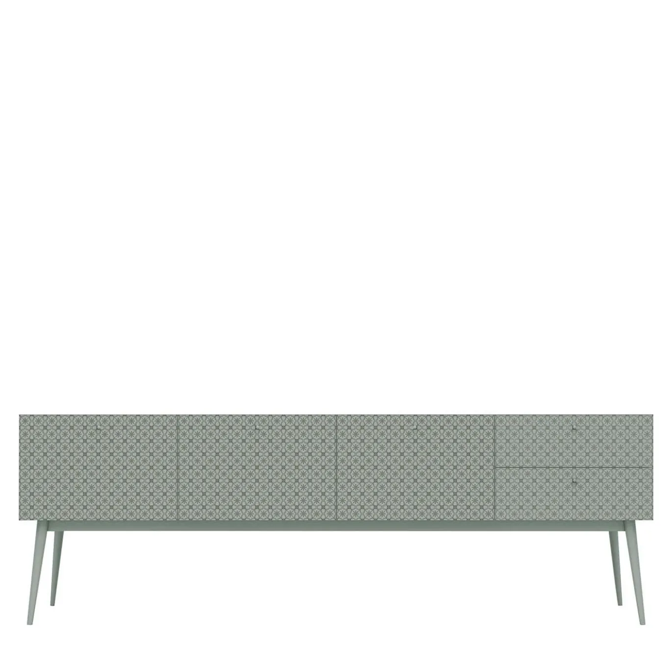Cassettone bianco a 5 cassetti Tiles