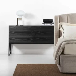 Cassettone Taisha Nero in Legno