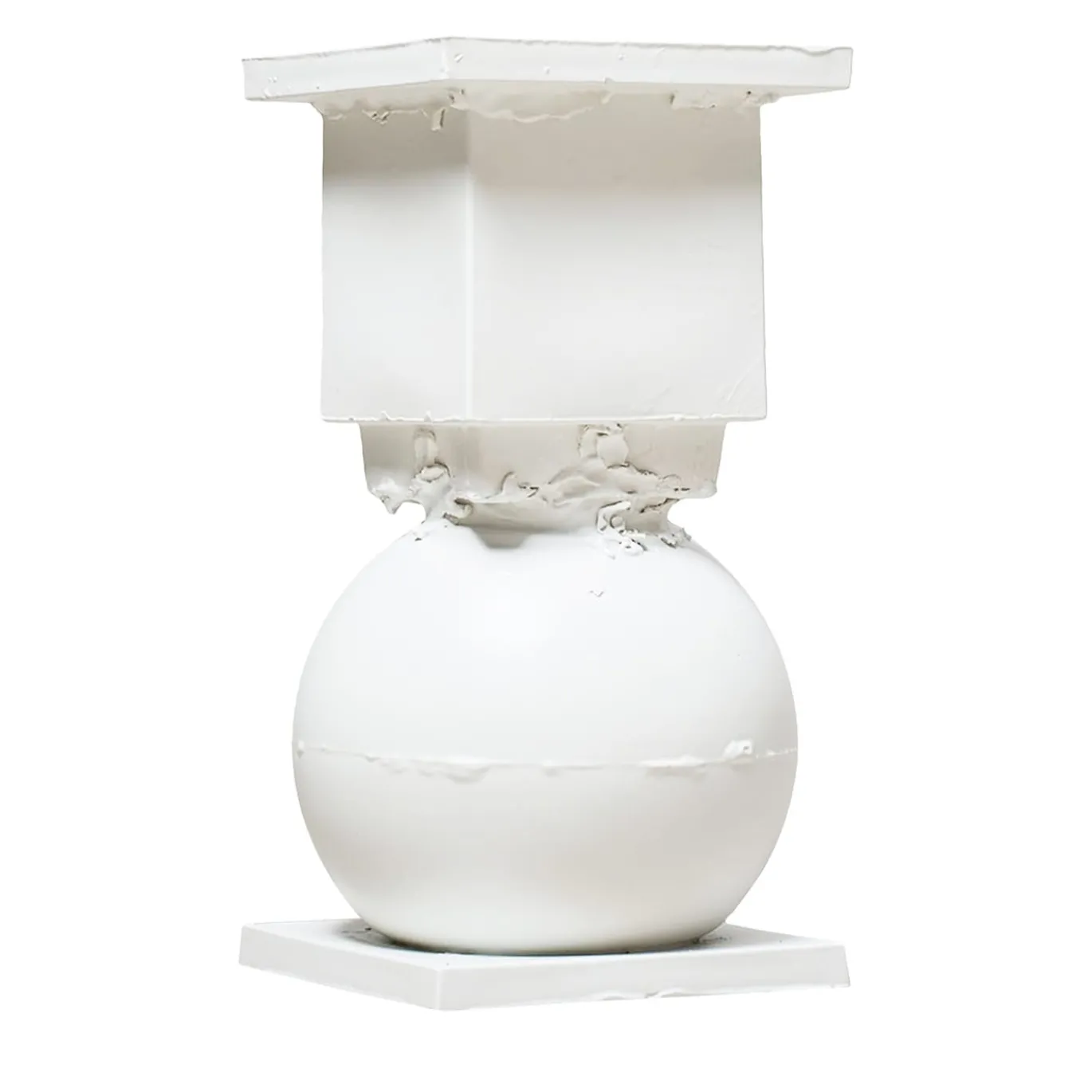 Cassola+Marostica tavolino in ceramica finitura sabbia bianca