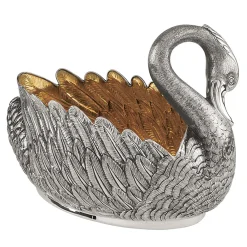 Centrotavola a forma di cigno