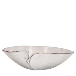 Centrotavola Allegretto Piccolo Bianco in Rame