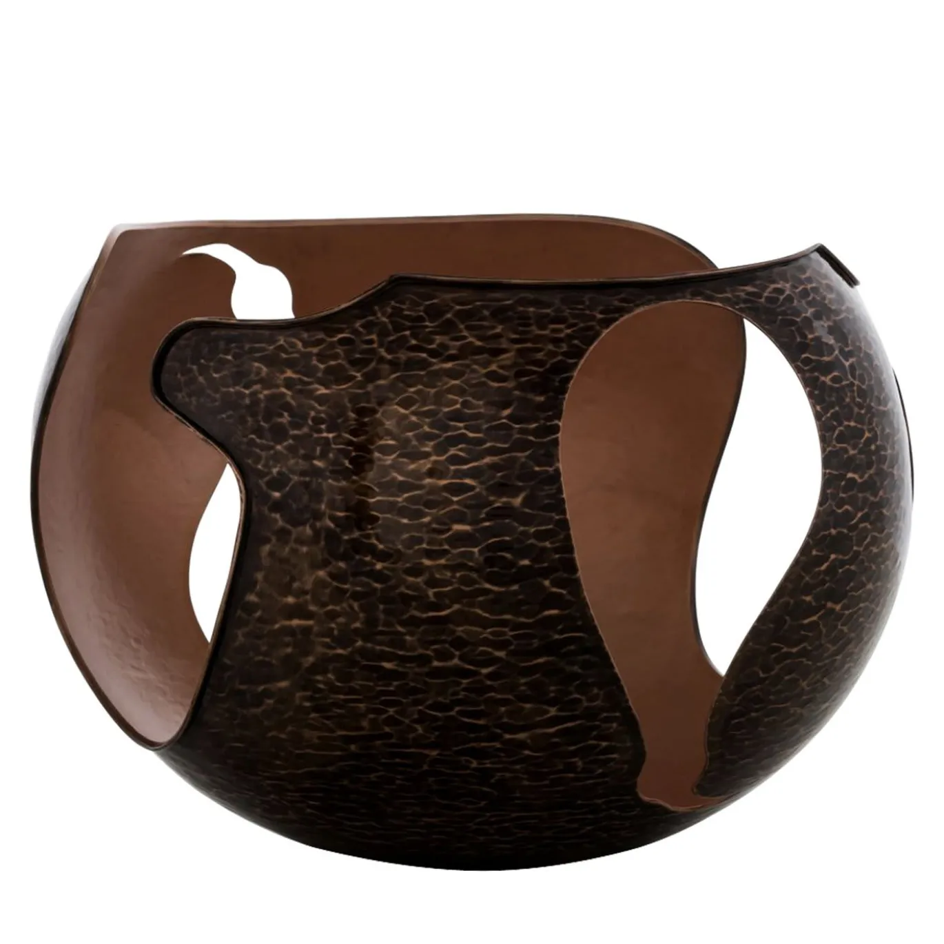 Centrotavola Eterica Cup in Rame Marrone