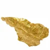 Centrotavola grande Foglia Lunga Oro