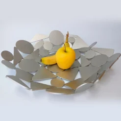 Centrotavola in acciaio inox Però