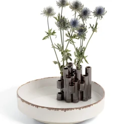 Centro tavola in ceramica ispirato all'Ikebana di Oatrue