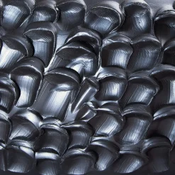 Centrotavola in Ceramica Olive Serie Onda Nero Liquirizia