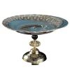 Centrotavola in vetro blu di Murano