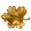 Centrotavola Medio Foglia di Fico Oro