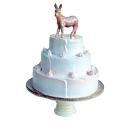 Centrotavola per torta a forma di asino