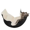 Centrotavola Ramadura Grande in Ceramica Bianca e Nera