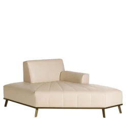 Chaise Longue Bianca Estensibile Di Studio Mamo
