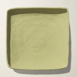 Ciotola bassa Battuti Giallo Verde di Andrea Anastasio