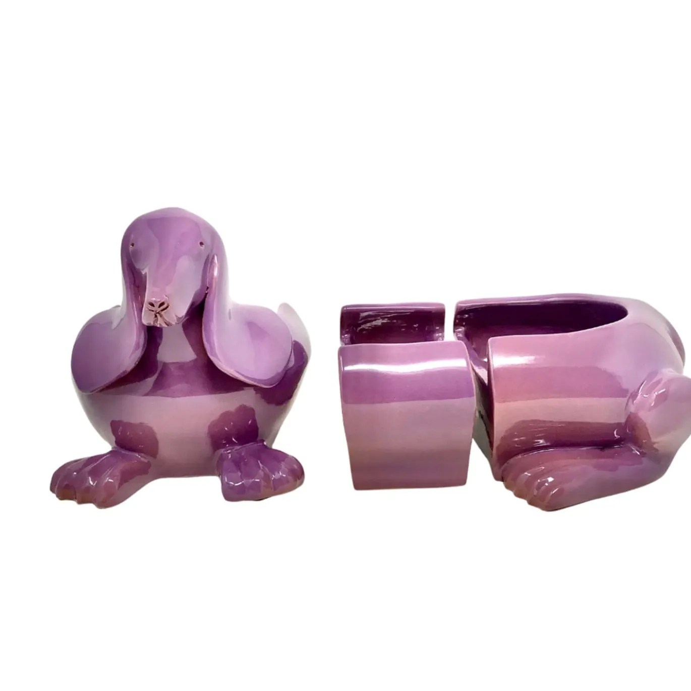 Ciotola cane viola a 3 pezzi