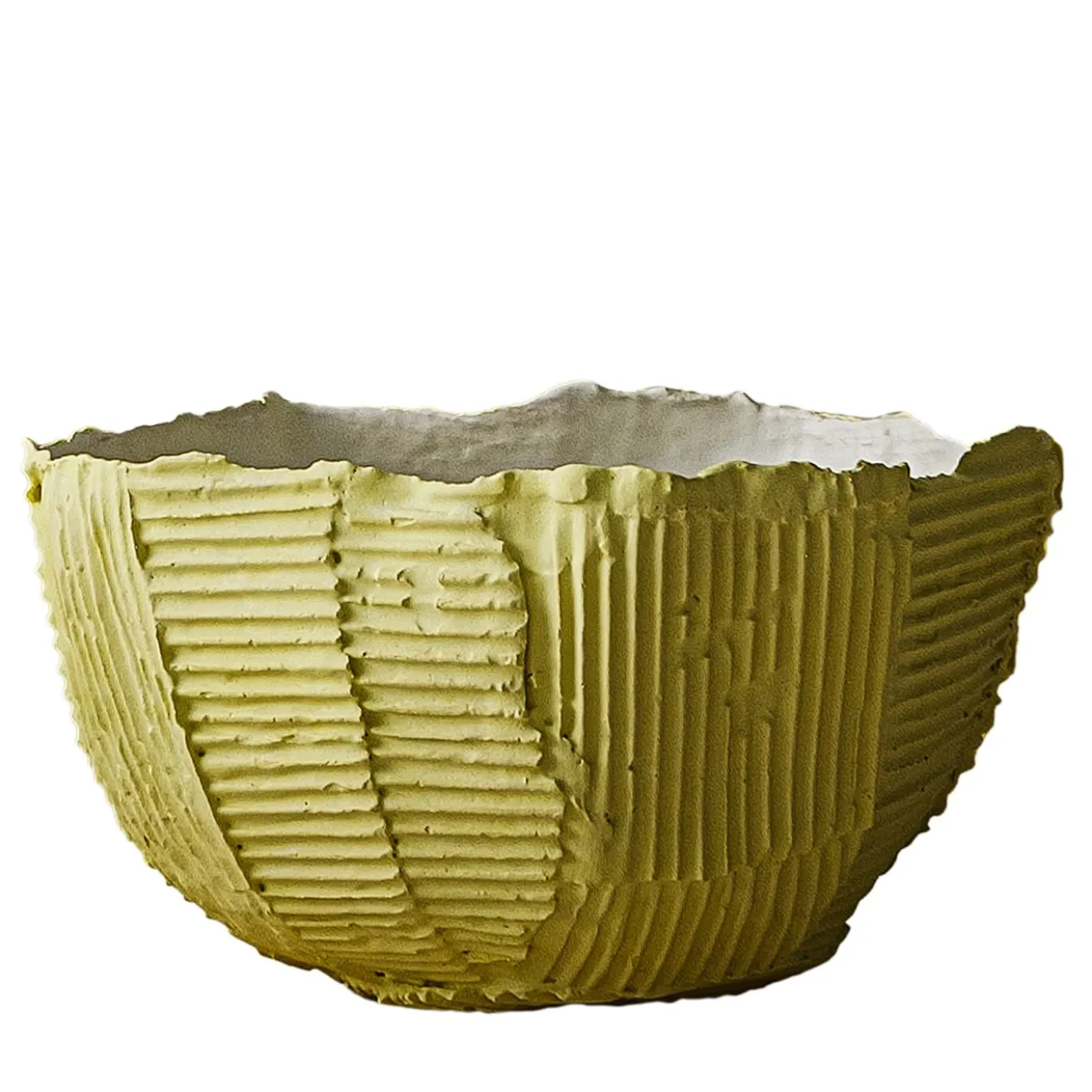 Ciotola Cartoccio A1/Oliva in Ceramica Verde