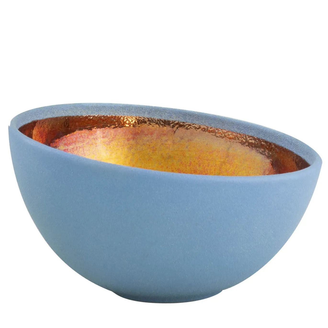 Ciotola Decorativa in Ceramica Bronzo Grande Sole