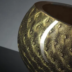 Ciotola decorativa Mocenigo oro e nero