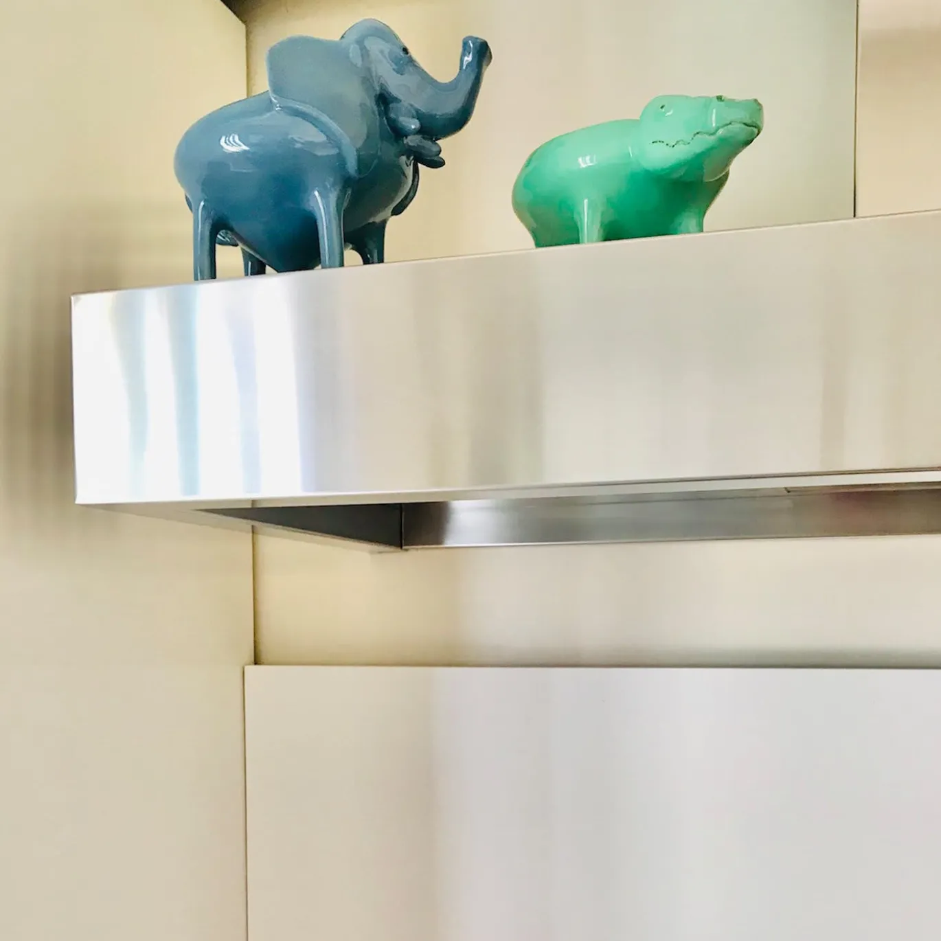 Ciotola Elephant Media in Ceramica Grigia