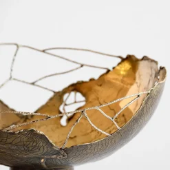 Ciotola in ottone con corteccia
