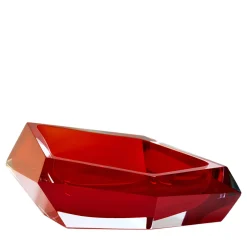 Ciotola Kastle Grande in Vetro di Murano Rosso