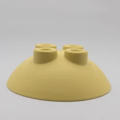Ciotola scultorea porta frutta FRUUUIT in gres giallo