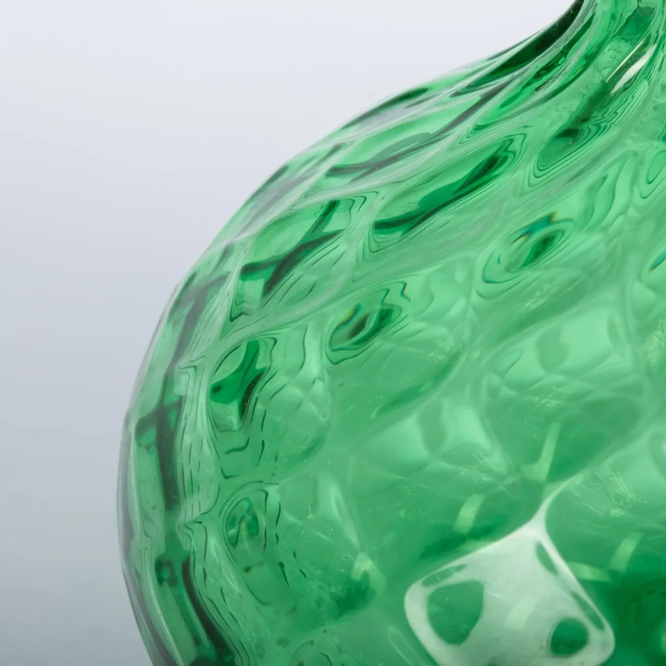 Cipolla Balloton Vaso verde con bordo blu