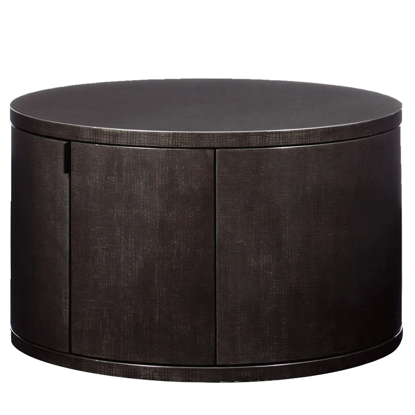 Circle Large Store Barware Black Drafted Stucco