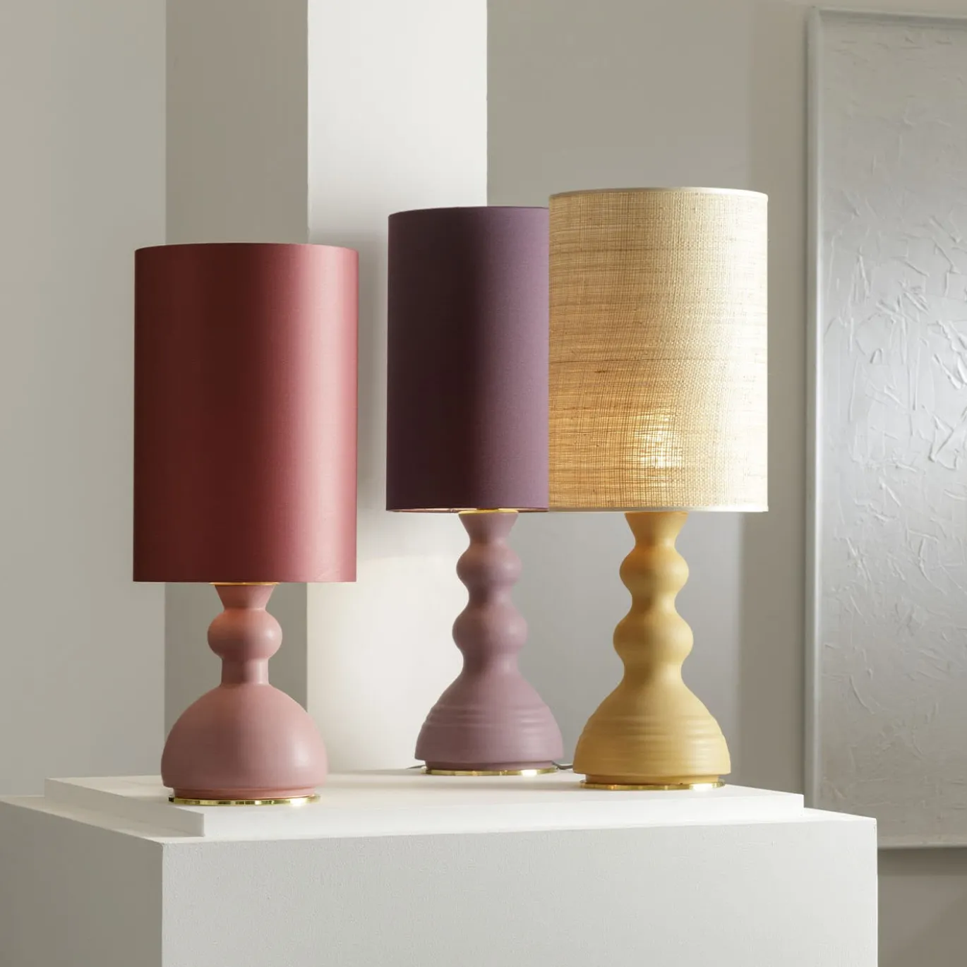 CL2122/C Lampada da tavolo Allegra Camel