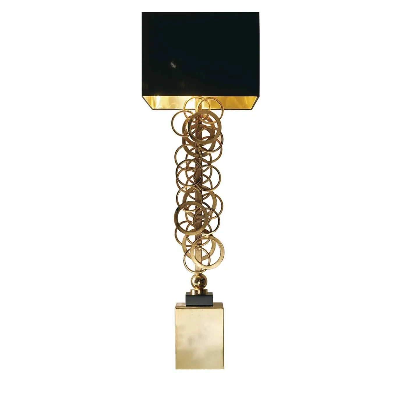 CL1830 Lampada da tavolo ad anello d'oro