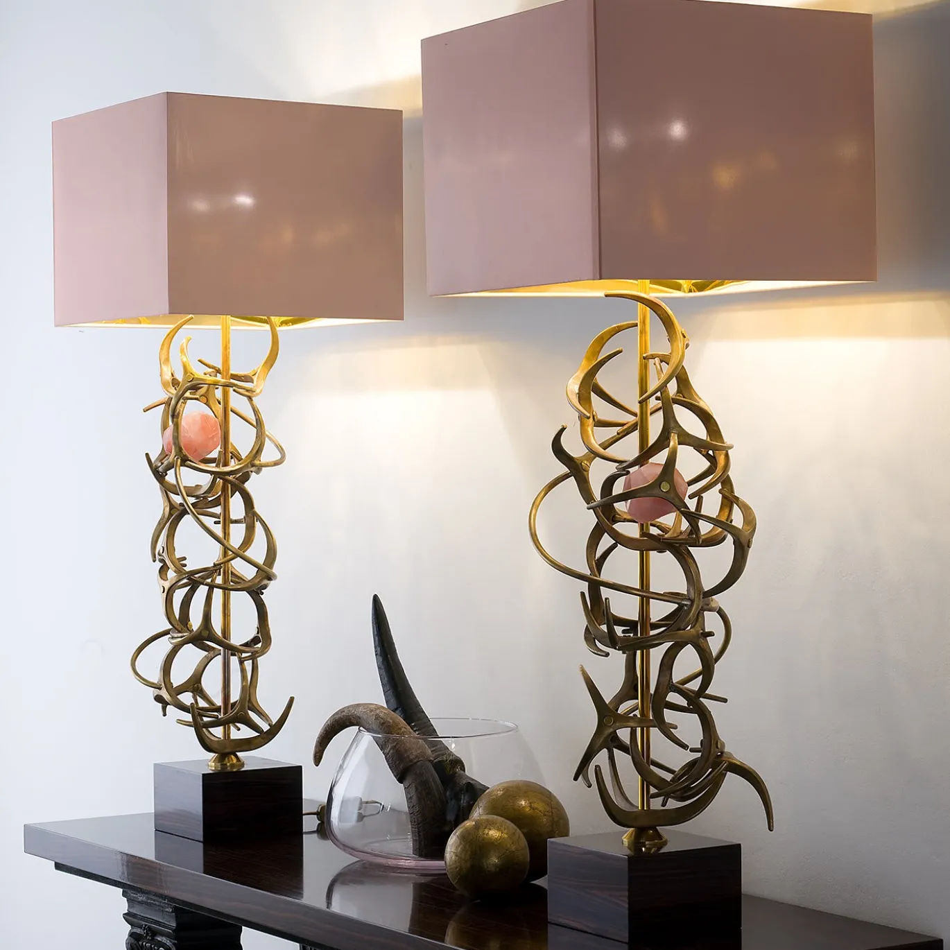 CL1932 Lampada da tavolo in bronzo