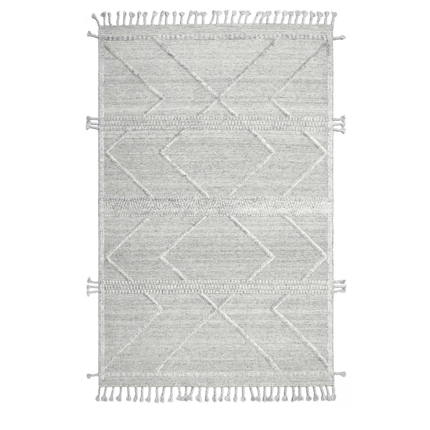 CLN 6197 Tappeto grigio chiaro e scuro