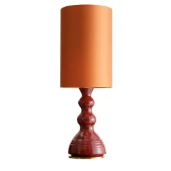CL2122/RO Lampada da tavolo Allegra rossa e arancione