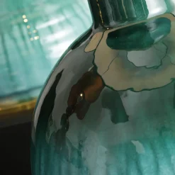 CL2122/VG Lampada da tavolo Allegra Verde e Turchese