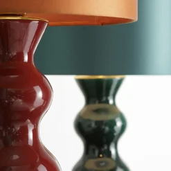 CL2122/VG Lampada da tavolo Allegra Verde e Turchese
