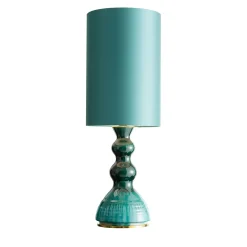 CL2122/VG Lampada da tavolo Allegra Verde e Turchese