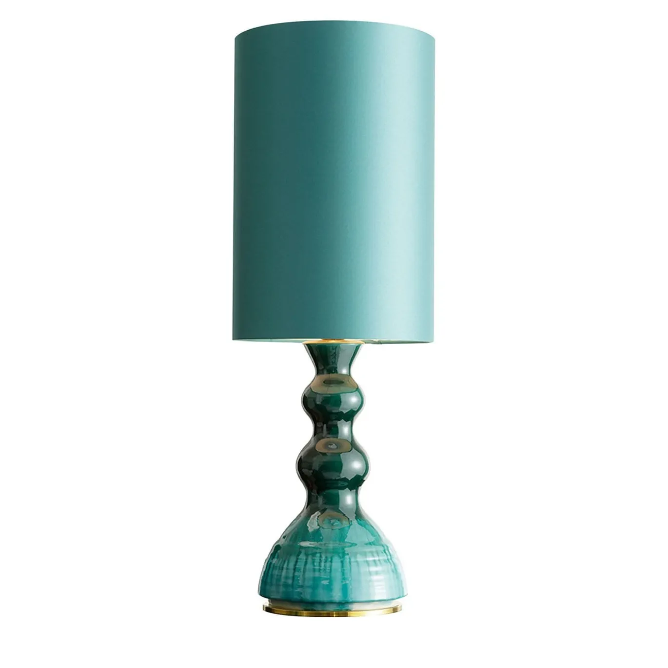 CL2122/VG Lampada da tavolo Allegra Verde e Turchese
