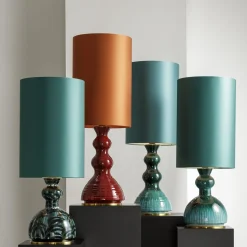 CL2123/VG Lampada da tavolo Allegra verde e turchese