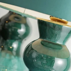 CL2123/VG Lampada da tavolo Allegra verde e turchese