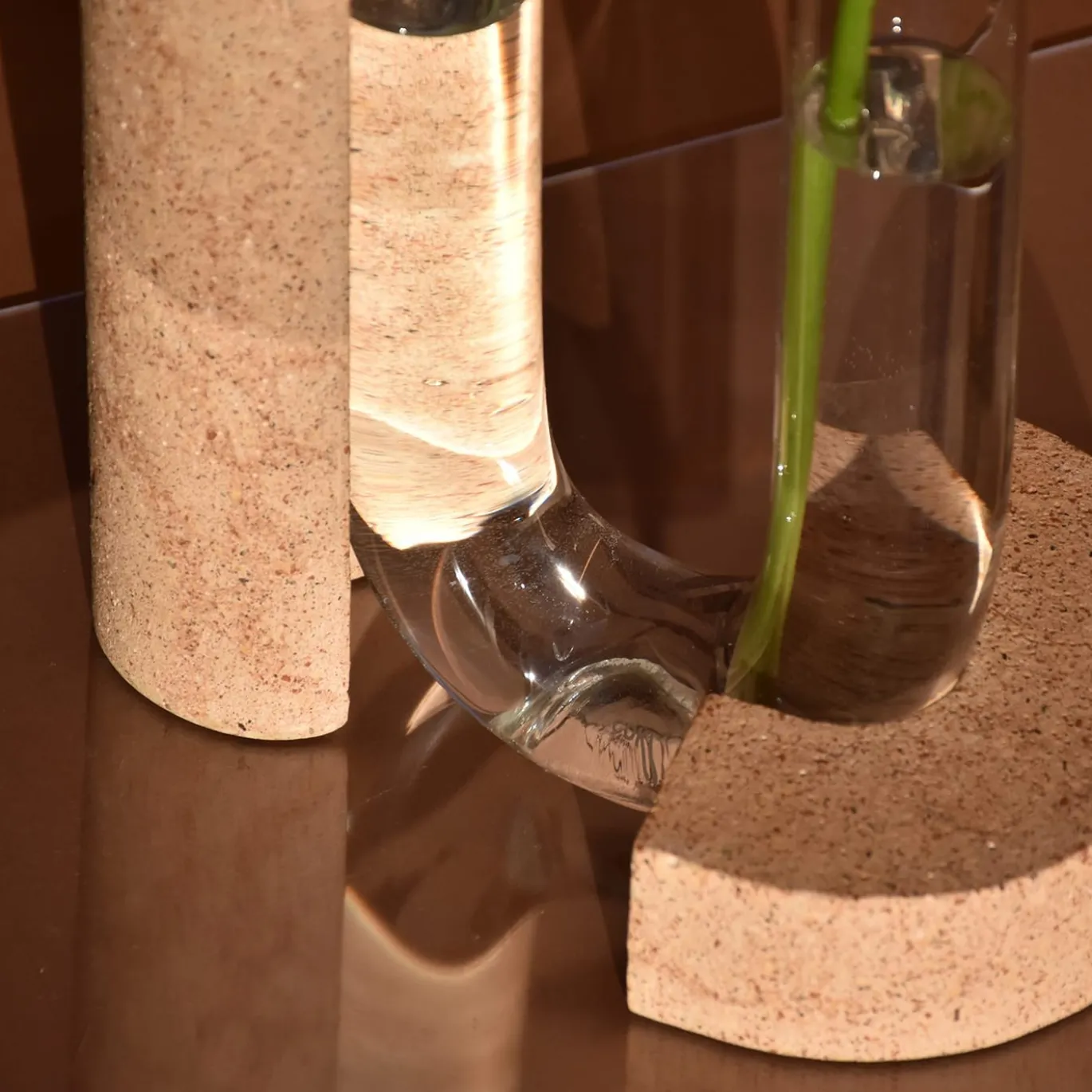 Cochlea Della Consapevolezza Moderate Brown Vaso