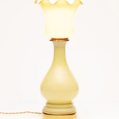 Collezione Rebirth Lampada da Tavolo in Vetro Giglio Arancione