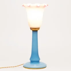 Collezione Rebirth Lampada da Tavolo in Vetro con Tulipano Rosa