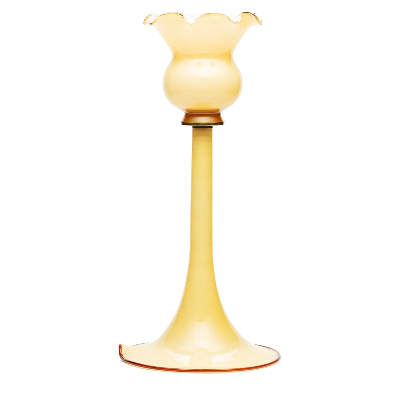Collezione Rebirth Lampada da Tavolo in Vetro Tulipano Giallo