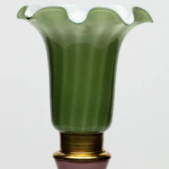 Collezione Rebirth Lampada da Tavolo in Vetro Giglio Viola