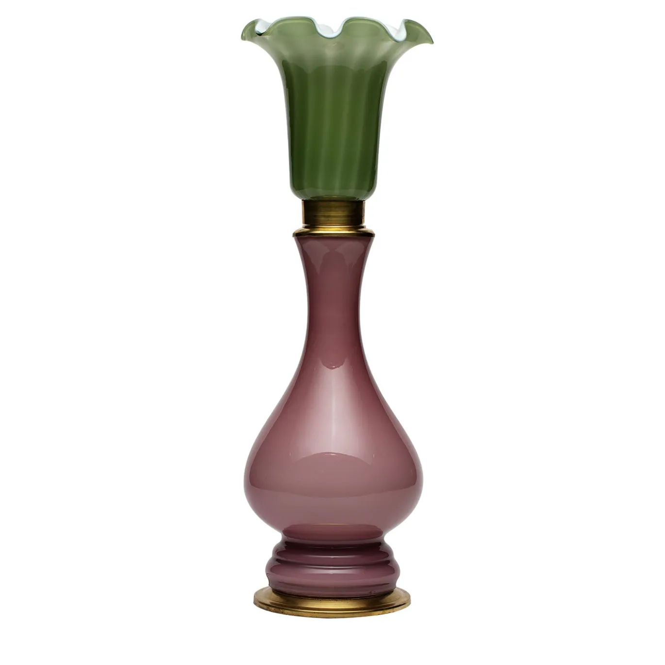 Collezione Rebirth Lampada da Tavolo in Vetro Giglio Viola