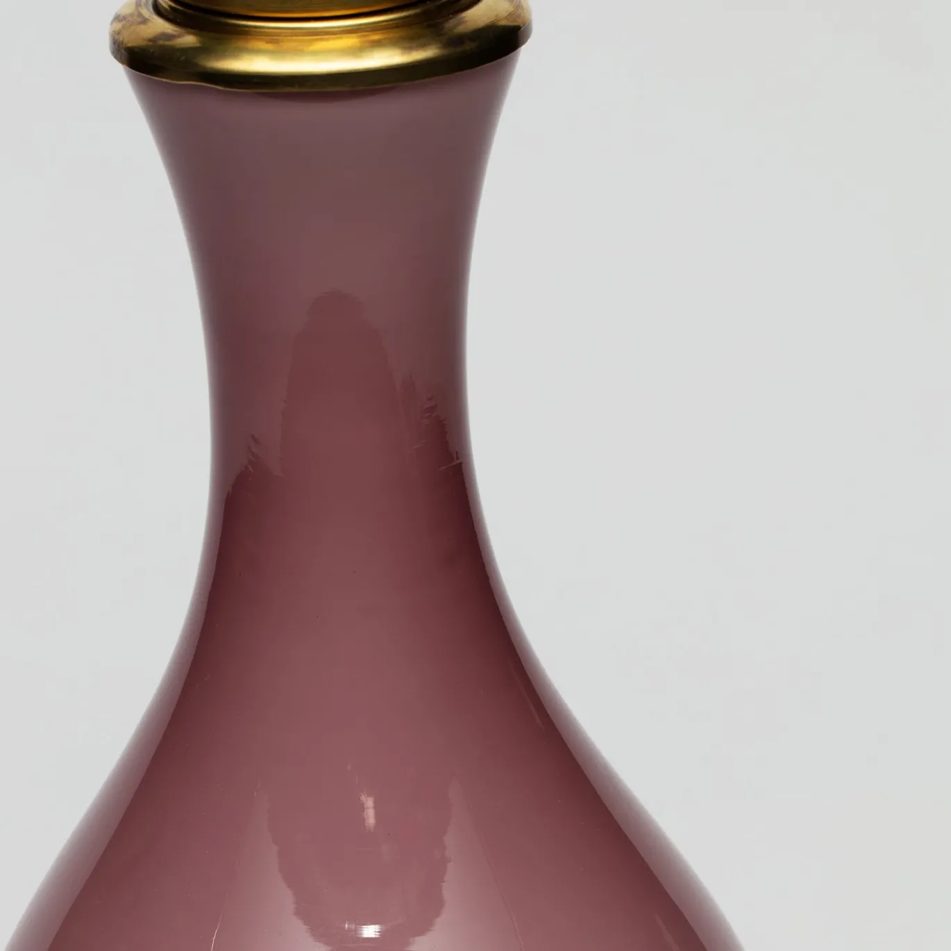 Collezione Rebirth Lampada da Tavolo in Vetro Giglio Viola